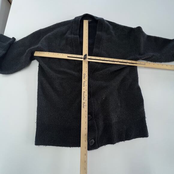 Allbirds Sweater Womens Large Black The Cardi Merino Wool Button Up Cardigan - Picture 5 of 8